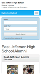 Mobile Screenshot of eastjeffersonhighschool.org