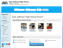 Tablet Screenshot of eastjeffersonhighschool.org